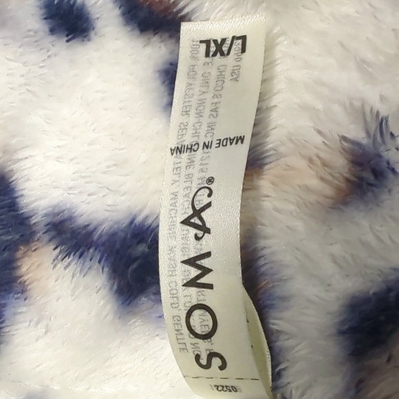 Soma Leopard Print Women's Robe - Picture 9 of 11